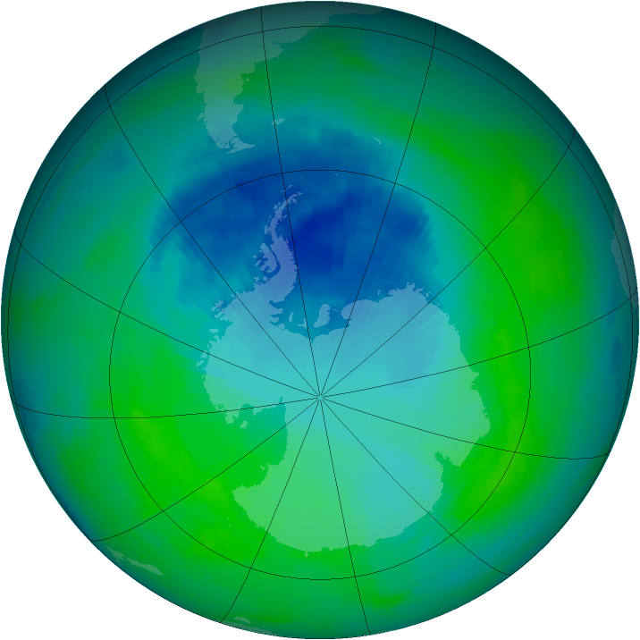 Ozone Map 1987-12-05